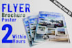 do professional flyer and brochure design with amazing graphics