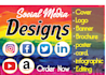 design your facebook cover,logo,brochure,posters and cards