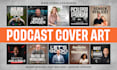 design professional podcast cover art for apple and spotify