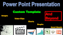 professionally design ppt presentation, custom template