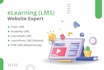develop lms website using tutor lms, learndash, learnpress