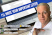 write your personal or business letter
