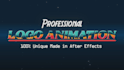 create a professional 2d logo animation