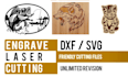 create laser cut ready svg dxf files for cnc and engraving