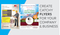 design awesome flyers, broucher and calendar
