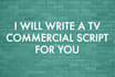 write a TV commercial script for you