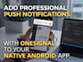 integrate onesignal push notifications into your android app