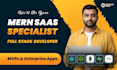 be full stack developer for web application using mern, mean
