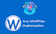 do any kind of customization on wordpress site