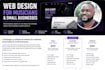 design a professional website for record labels and small businesses