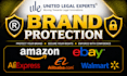 protect your brand infringements on amazon, ebay, aliexpress