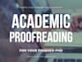 proofread your finished phd