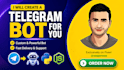 build a custom telegram bot for you