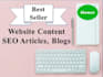 write SEO blog articles, posts, content, stories for tech, business, startups