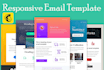 code psd to responsive html email mailchimp template