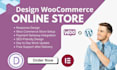 design woocommerce online store website