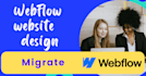 design develop webflow website, transfer, migrate webflow