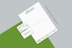 design creative and stylish letterhead and business card