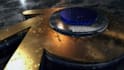 create 3d metal rain logo intro