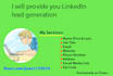 do targeted linkedin b2b lead generation with verified email list
