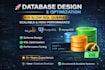 design, develop and optimize sql and nosql databases
