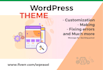 be your assistant for wordpress customization or themeforest any theme editor