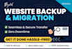 seamlessly backup, clone, migrate any wordpress website in minutes