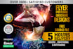 design flyer, brochure, poster and postcard in 5 hours