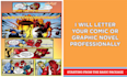 letter comics and graphic novels professionally