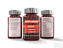 3d make rendering bottle professionally and put label
