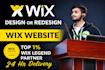 design wix ecommerce website or redesign wix website design