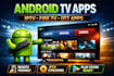 develop a professional android TV app for smart TV