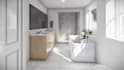 create 2d layout and 3d renders of your bathroom