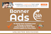 design banner ads within 24 hours