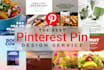 design pinterest pins for you