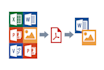 convert pdf to excel, word file, ready to print