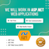 develop an asp net dot net core,mvc, web form and aspx pages