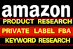 do amazon product research