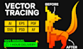 do vector tracing, vectorize ai logo, image to vector