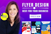 design amazing flyer, brochure, webinar and more