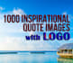 design 1000 inspirational quotes motivational quotes with logo