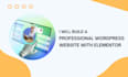 build a professional wordpress website with elementor