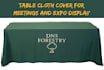 design table cloth runners for your expo display or meetings