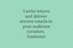 write your audience a targeted email