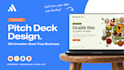 design powerpoint presentation, pitch deck, investor deck