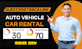 deliver premium auto vehicle car rental guest post backlink for website ranking