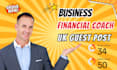 publish business financial coach article to provide UK guest post backlink