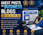 do guest posts on business blogs