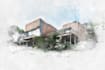do sketch architecture render from photo