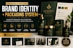 design a premium brand identity and packaging system